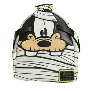 Loungefly Disney Goofy Mummy Backpack - Black and White